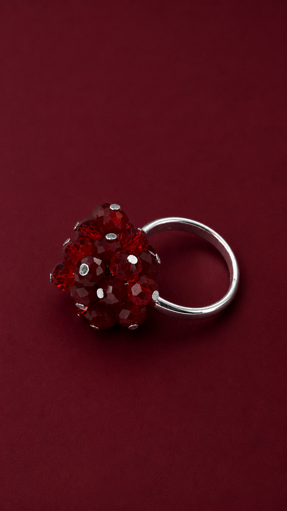 Ruby Bloom Ring