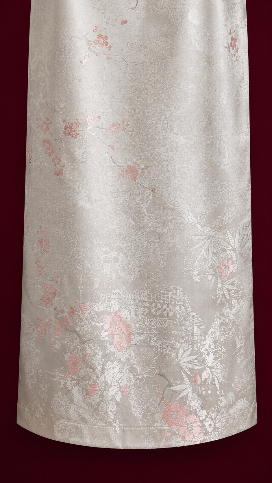 Noire Blossom Midi Dress