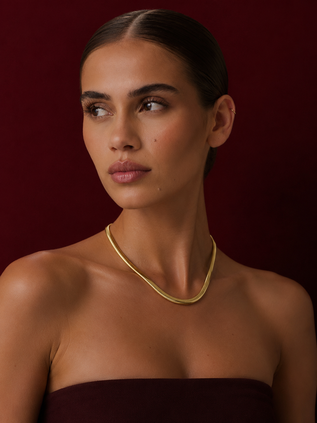 Serene Snake Necklace