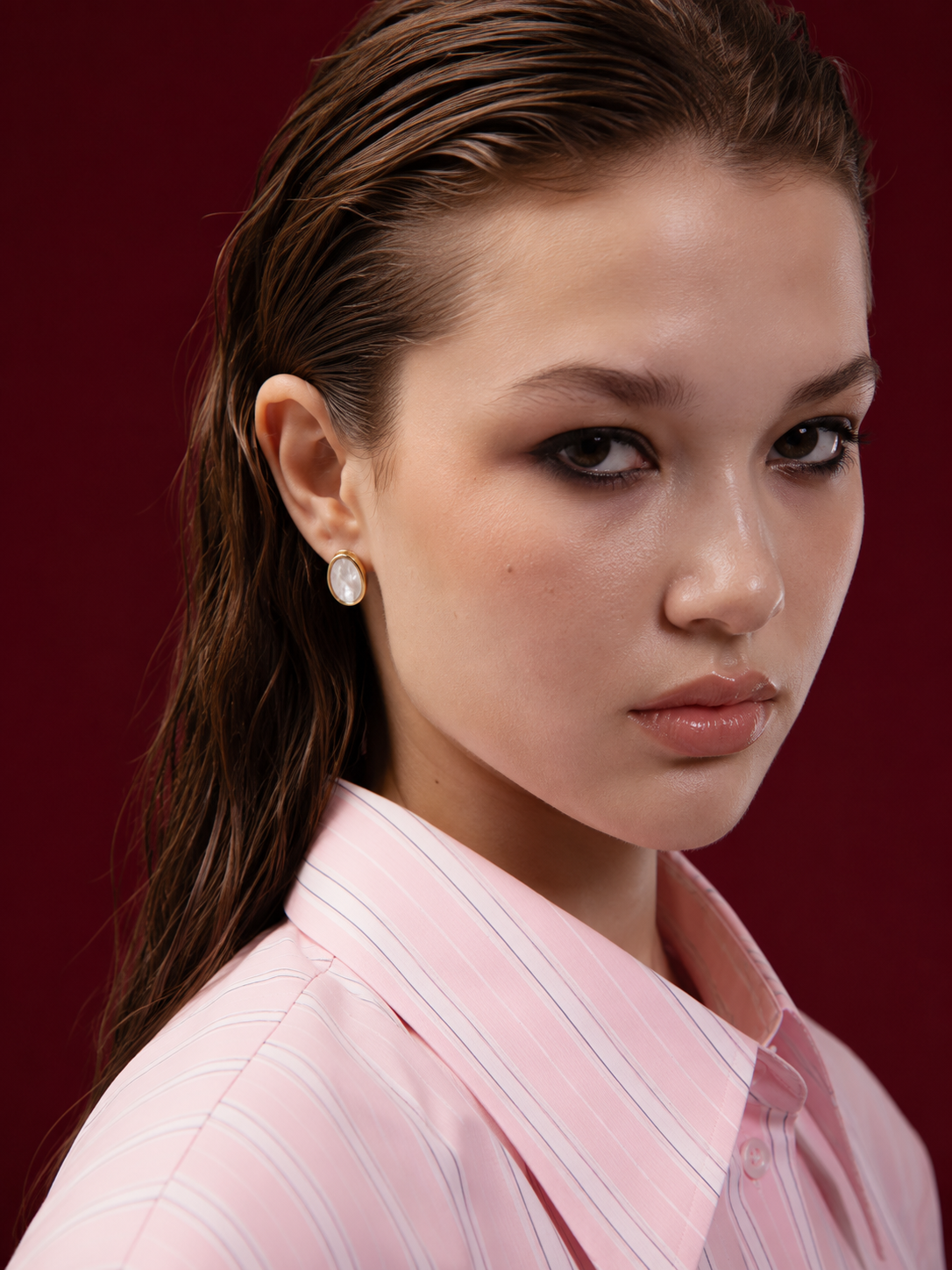 Ivory Muse Stud Earrings