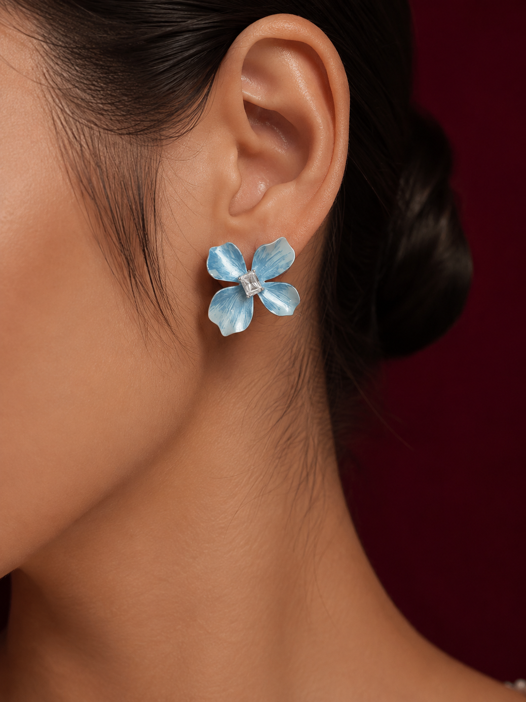 Azure Bloom Earrings