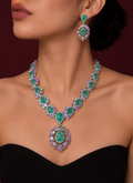 Emerald Bloom Jewellery Set