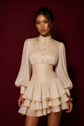 Amélie Ruffle Mini Dress