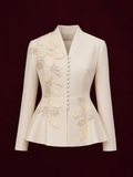 Ivory Embellished Jacket