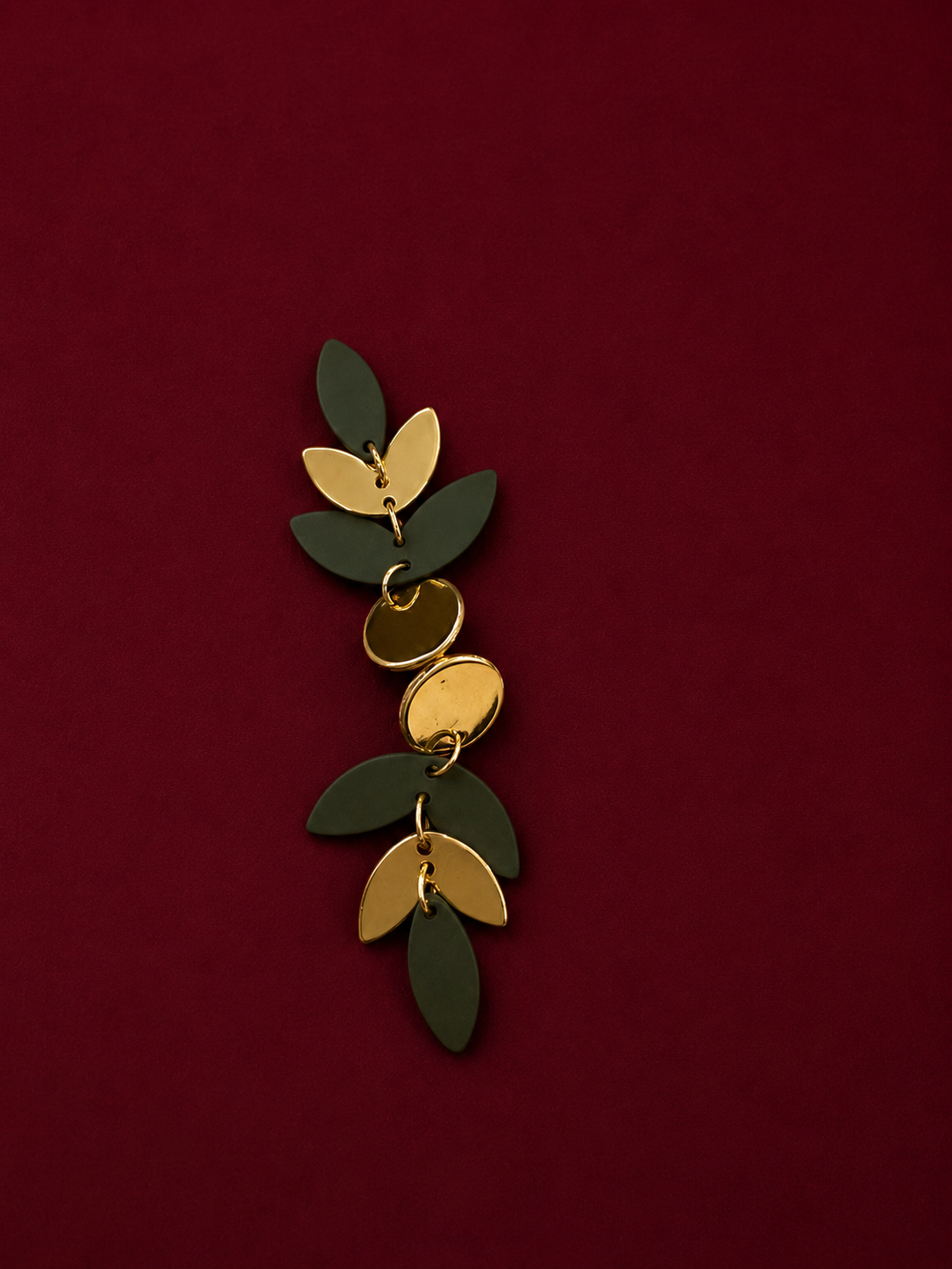 BYLEN Olive Bloom Earrings