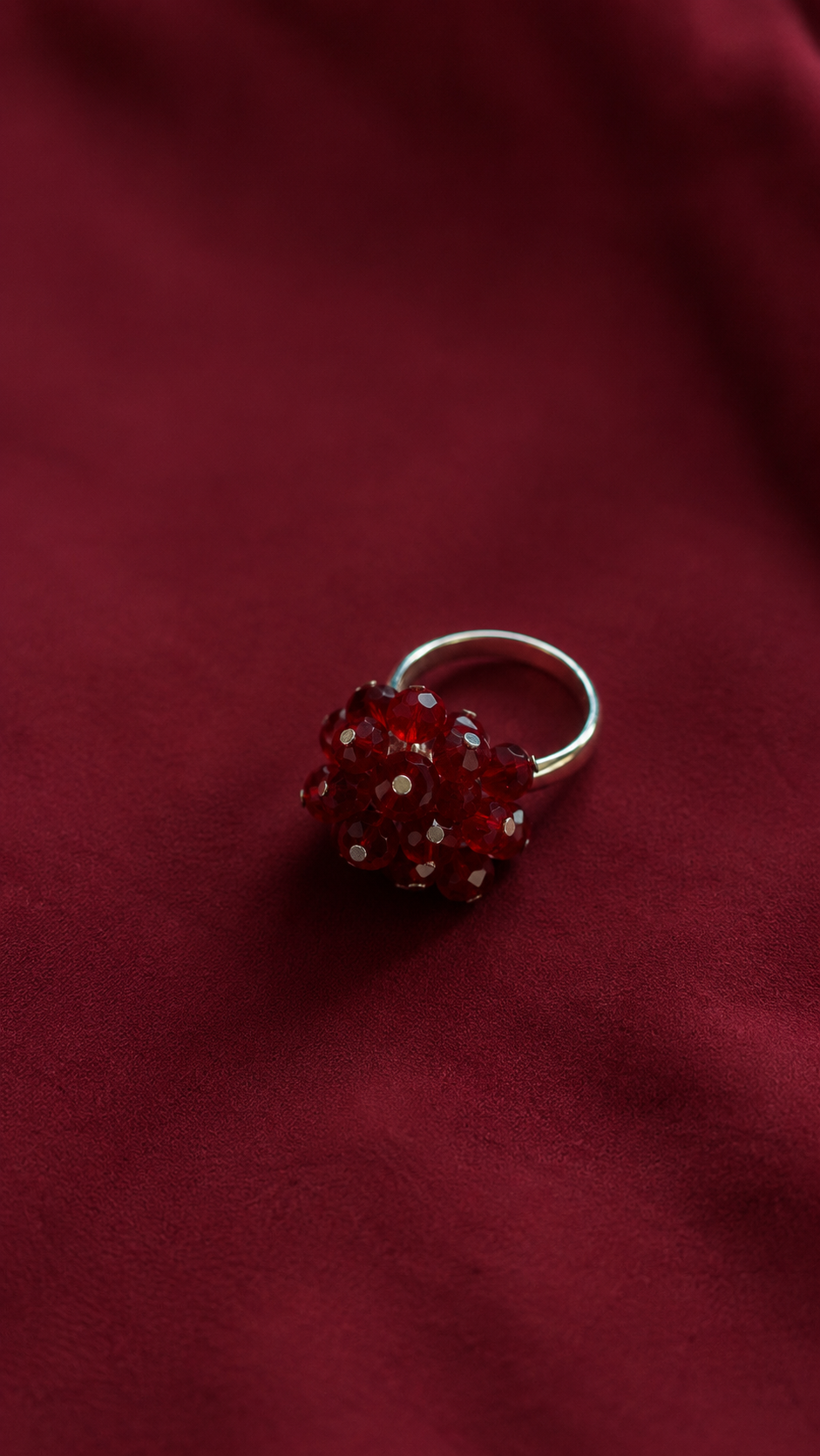 Ruby Bloom Ring