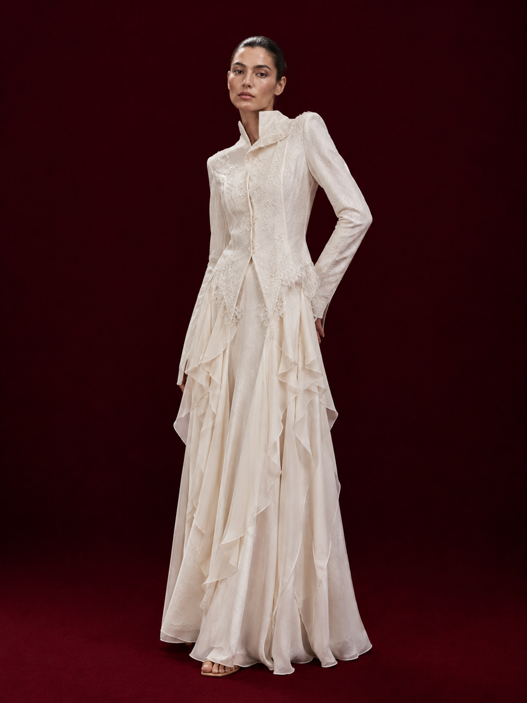 BYLEN Élysée Ruffle Gown