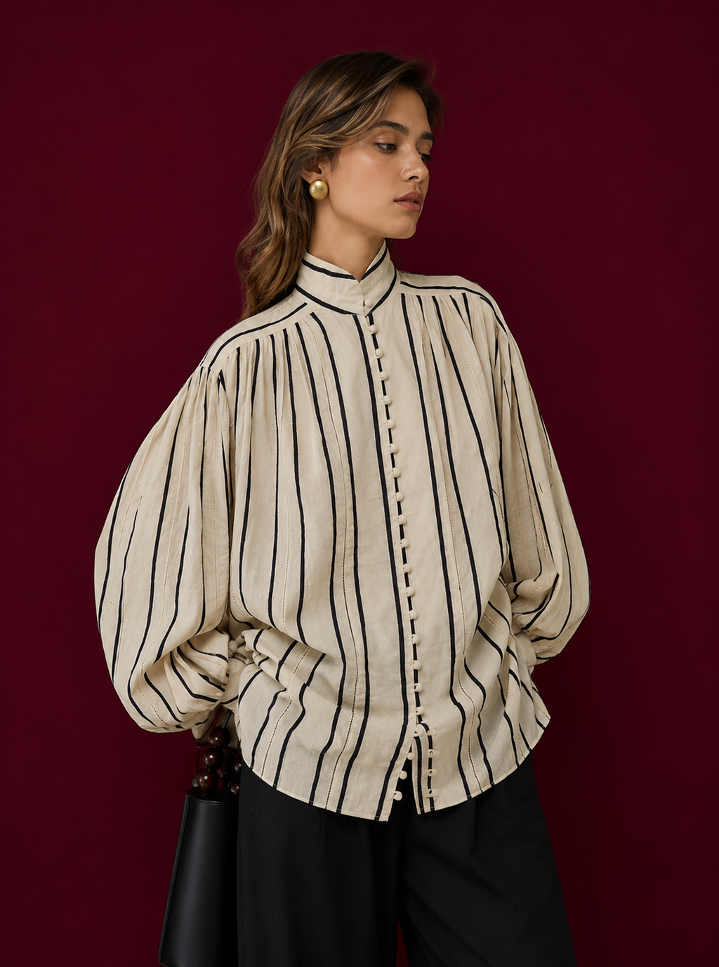 Charlotte Striped Blouse