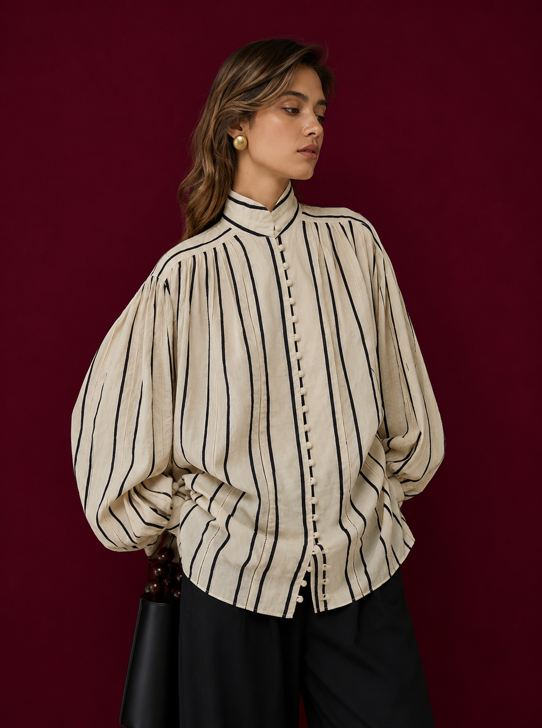 Charlotte Striped Blouse