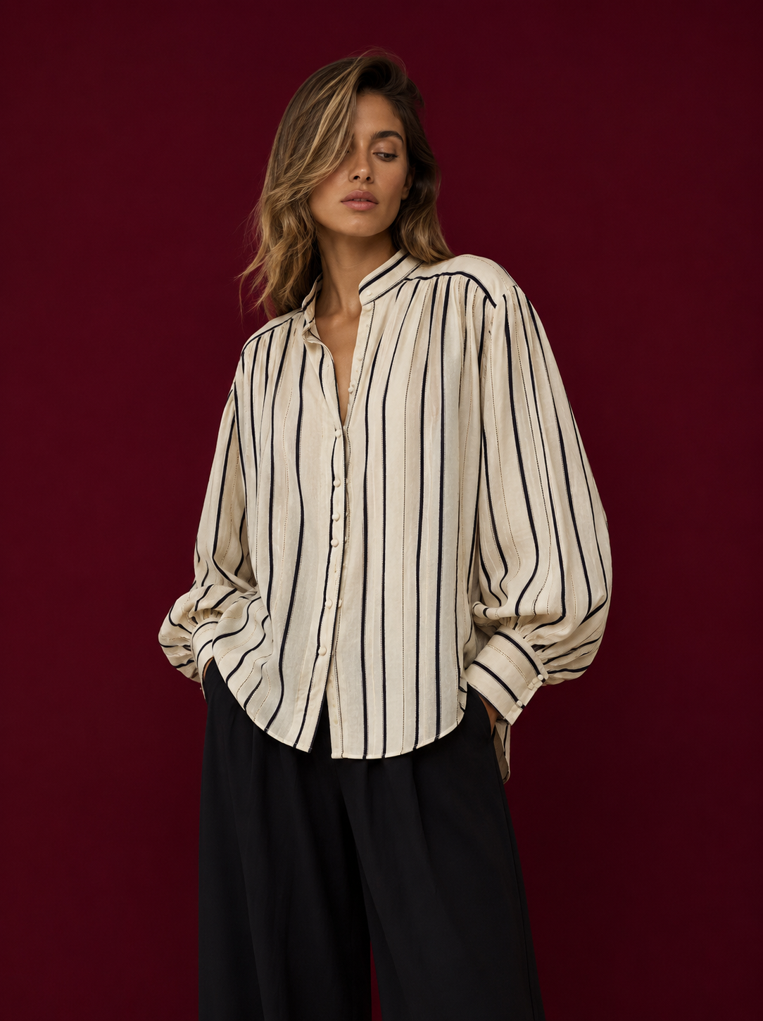 Charlotte Striped Blouse