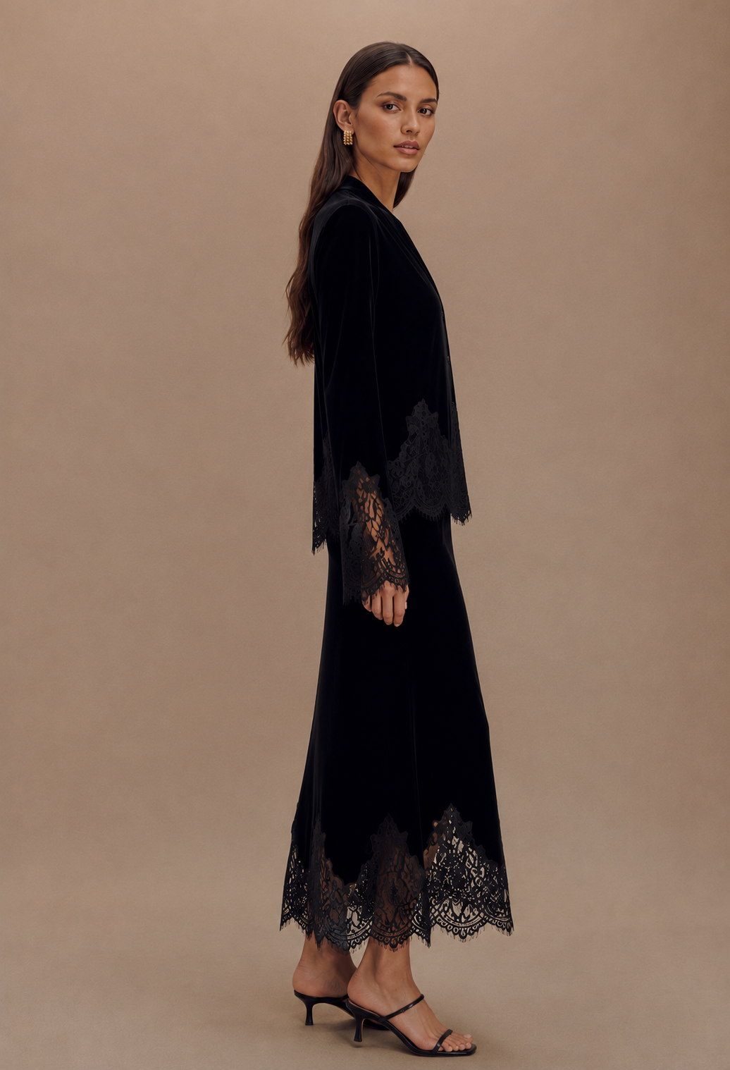 Velvet Lace Set